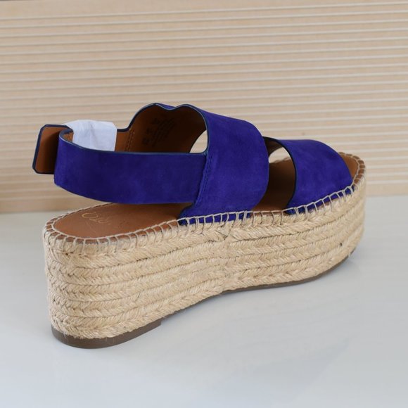 NWB Franco Sarto Mariana Wedge Epsadrille Shoe - Picture 4 of 8